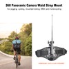 Fotoleey Updated Back Bar Waist Strap Mount for Insta360 X5/X4/X3/X2