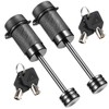 CZC AUTO Trailer Tongue Coupler Lock Keyed Alike Dia 1/4