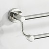 Adjustable Double Towel Racks for Bathroom 15 to 26.5 Inch