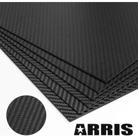 ARRIS Glossy Surface 400X500X3MM 3K Carbon Fiber Plate Plain Weave Panel Sheet