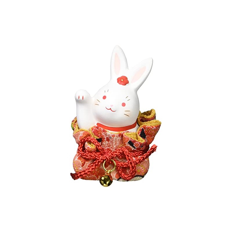 Nishiki Crepe Drawstring Flower Rabbit (Right Hand Raised) 1315