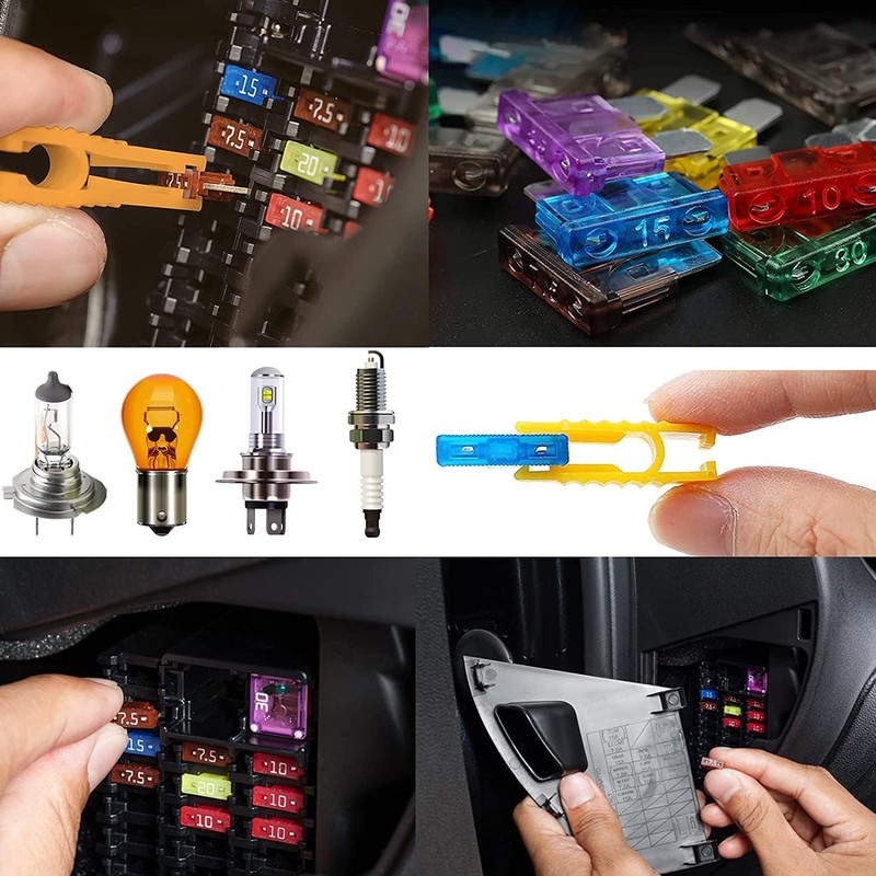 Kit de Fusibles Coche 320 Piezas, con Extractores de Fusibles