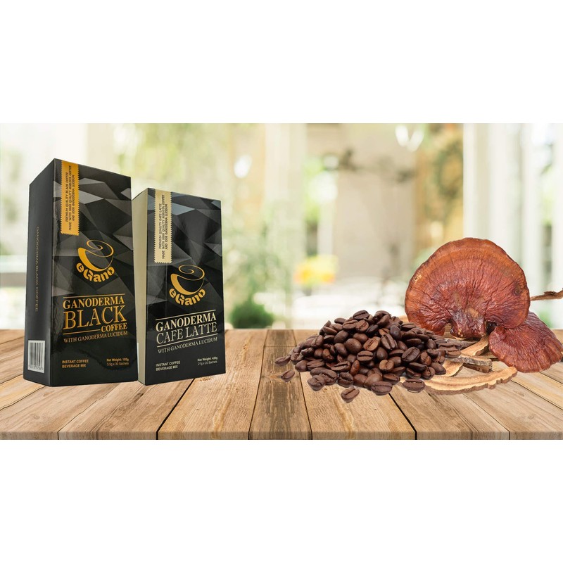 eGano Premium Quality Instant Coffee - Ganoderma Black Coffee (3.5g