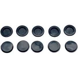 FJmark Cable Grommets Rubber Bushing Black Cable Wire Protection Grommets (12 Inner Diameter x 15mm Hole Diameter 10 Pcs)