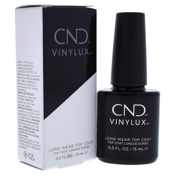 CND Vinylux Longwear Top Coat, 0.5 fl oz, Nail Polish for Brilliant Shine