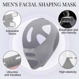 GGUFAY Beauty Gesichtsformungs-Schlafmaske, V-Linien-Lifting-Maske, wiederverwendbare Lifting-Maske für schlaffe Haut, für alle Gesichtsformen geeignet