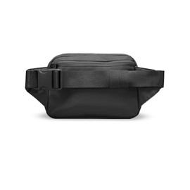 Bomvabe Black Fanny Pack 1L for Women with 2-way Zipper, Small Belt Bag with Adjustable Strap 53", Fashion Waist Bag with Multiple Pockets, Crossbody Bag for Travel Gym Running Hiking Cycling