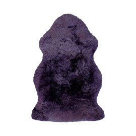 Homeroots 2' X 3' Purple New Zealand Natural Sheepskin Rug