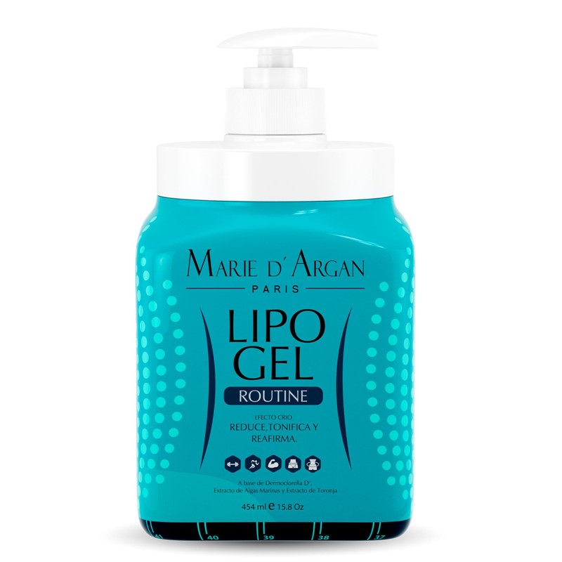 Marie d’Argan Gel Corporal Reductor Lipo Gel Routine 454 ml,