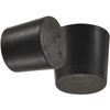 TOP-VIGOR 5 Pcs 24mm to 28mm Taper Rubber Stoppers Solid