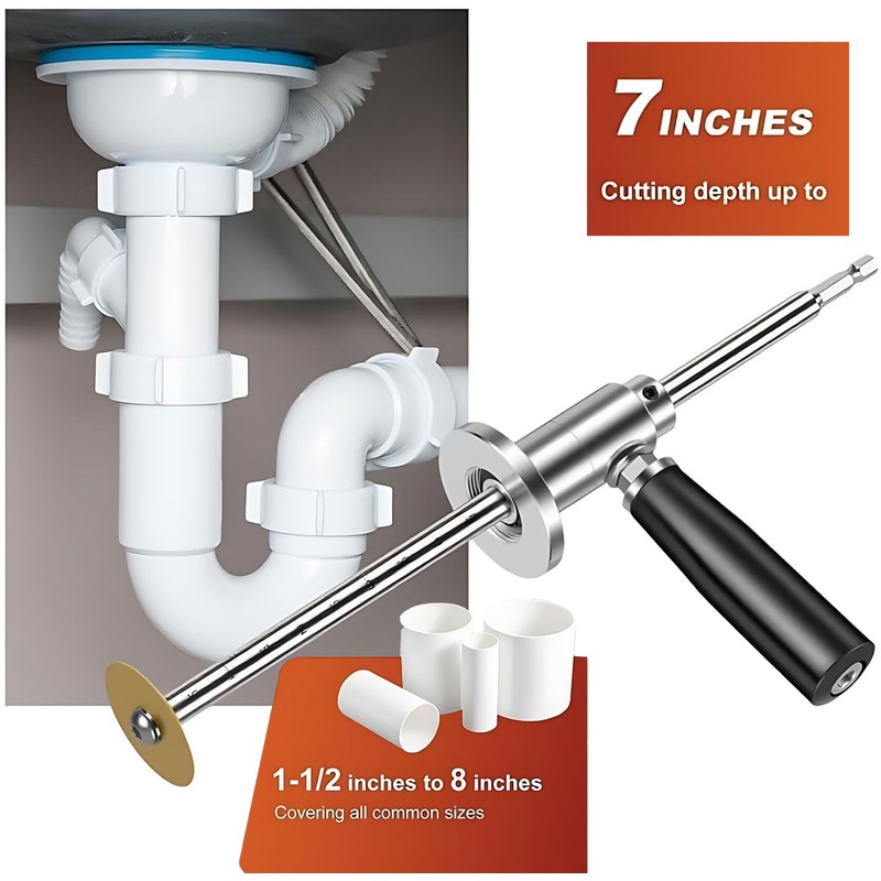 Inside Pipe Cutter for PVC Pipe Cutter, with Diamond Grit