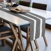 PiccoCasa Table Runner, 100% Cotton Dining Table Runner 33x183 Cm/14"x72",