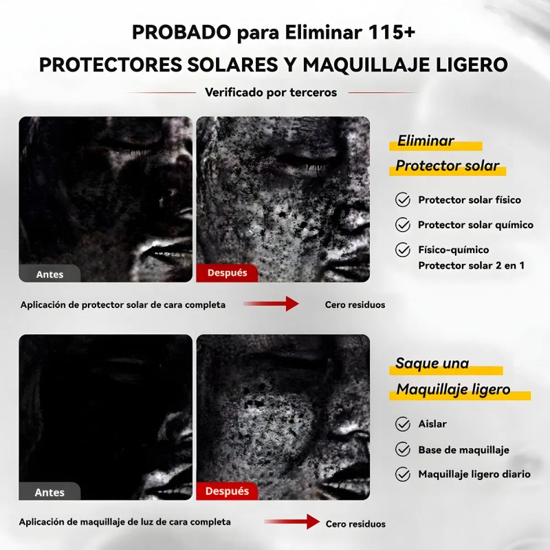 Limpiador Facial Vgo 2 En 1 Máscara De Barro Y