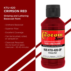 Custom Shop Crimson Red Ktu Urethane Pinstriping Paint