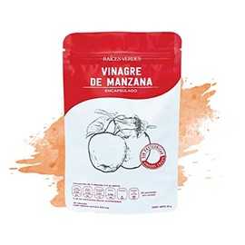 Vinagre De Manzana Crudo 90 Cápsulas De 500mg Raíces Verdes                                                                                           