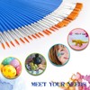 UPINS 30 Pcs Paint Brushes,Small Brush Bulk for Detail Painting