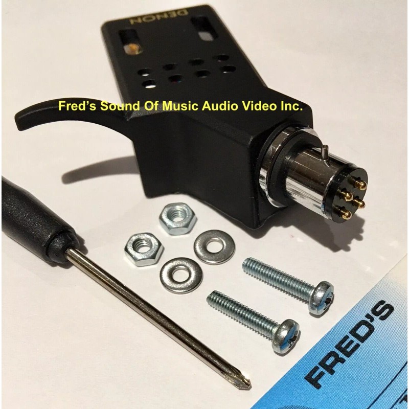 Denon NEW GENUINE DENON DP300F TURNTABLE HEADSHELL with SCREW KIT