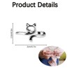 Siqian 4PCS Knitting Crochet Loop Rings, Adjustable Tension Rings for