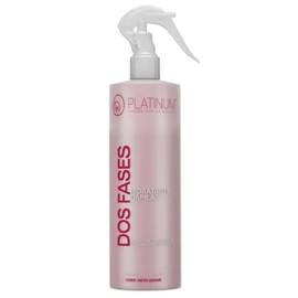 Platinum Dos Fases Hidratante Capilar, Desenredante y Termoprotector, 320gr, Rosa