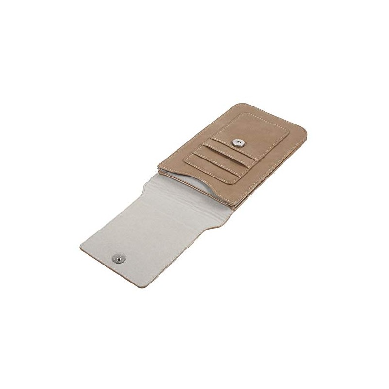 DFV mobile - Belt Case Cover Premium Synthetic Leather Vertical
