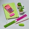 Helix Oxford Clash 30cm Folding Ruler - Pink
