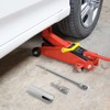 Stainless Steel Scissor Jack Drill Adapter & 2 Adapter Bits,