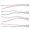 JRSHOME 4-Pack Car Door Speaker Wiring Harness Adapter Connector Plugs