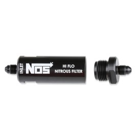 NOS 4An, Hi-Flo Nitrous Filter, Black