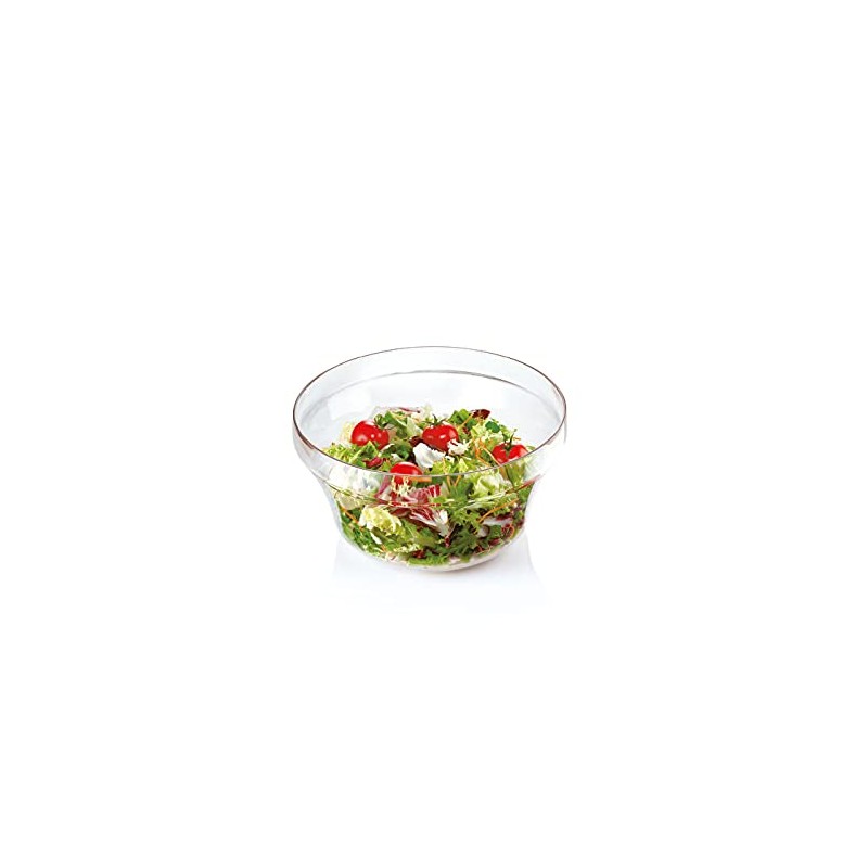 Guzzini Latina Large Transparent Salad Spinner, 11-Inches