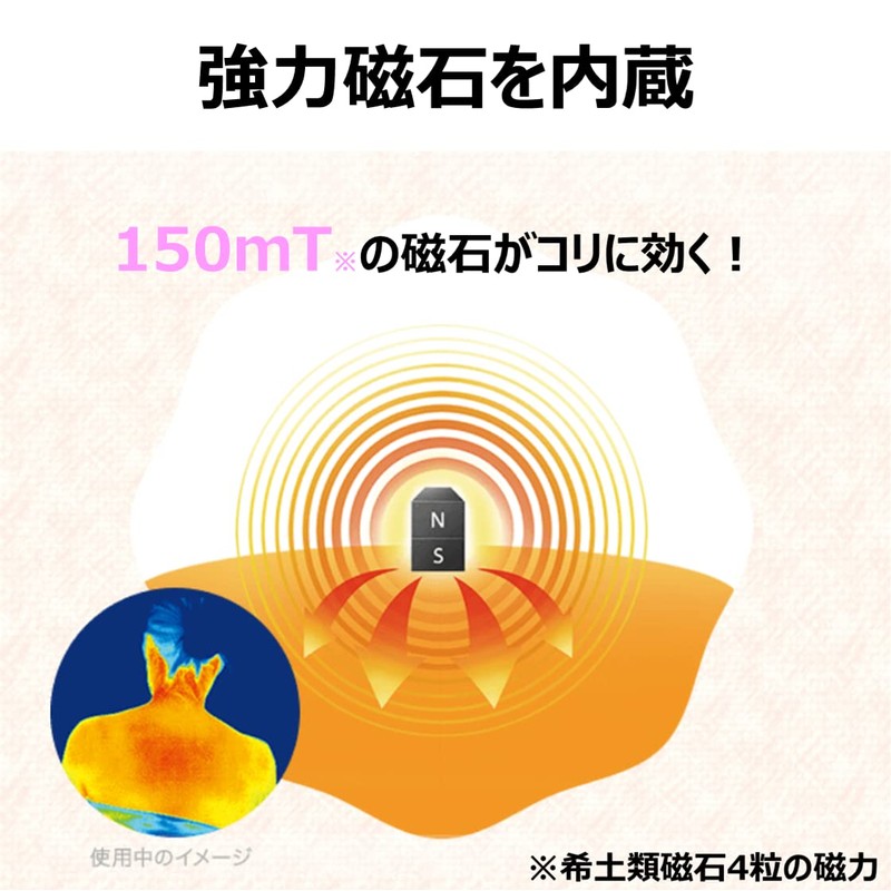 ピップ マグネループEX ネイビーブルー 50cm 磁気治療器 肩こり 首こり 磁気ネックレス