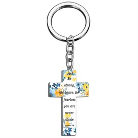 OEHEDOU Christian Gifts For Women Cross Keychain Spiritual Gifts For Women Bible Verse Prayers Gifts Religious Gifts For Women Girls Faith Based Gifts Catholic Gifts For Women Bag Charms