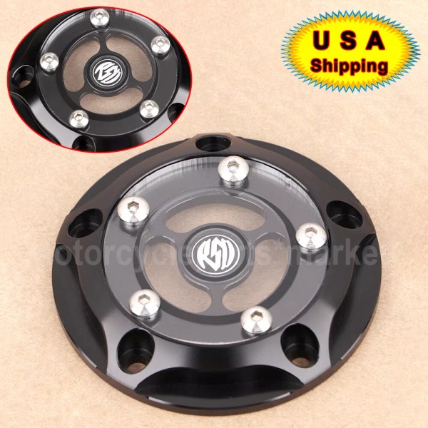 Unbranded Black Clarity Timing Timer Cover RSD For Harley Breakout