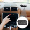 MEMOFYND 3-Piece Coin Storage Box, Black Plastic Euro Change Box,