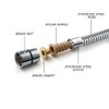 Shower Hose,Double Lock Extra Long Stainless Steel Replacement Handheld Shower