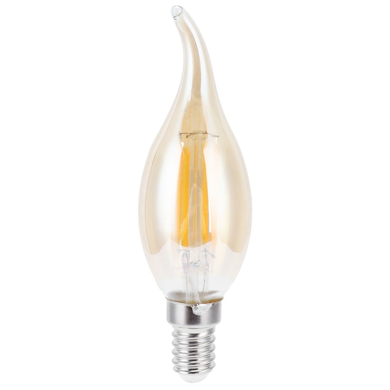 10PCS C35 LED Gold Filament Bulb 2700K 4W E14 Base
