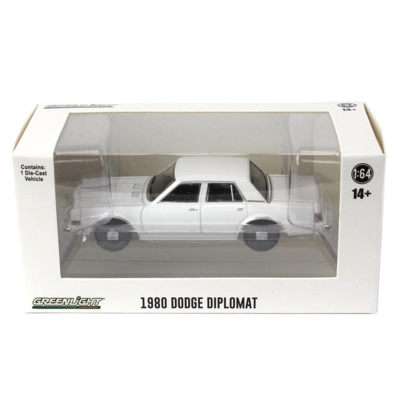 Truck 1/64 1980-89 Dodge Diplomat, Blank White, Hot Pursuit, GLT43006-BLANK
