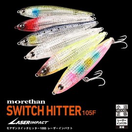 DAIWA 105F-LI LI Moissanite Switch Hitter with Laser Impact Pink Head Clear Chart