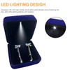 GBYAN Velvet Earring Box with LED Light, Stud Earring Gift