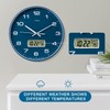 TIMESS Wall Clock, 12" Dial Non-Ticking Silent Battery Operated Analog