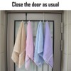 SayHi2U Over-The-Door Double Hanger Hook, Durable Metal Organizer for Hanging