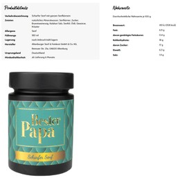 Premium Bester Papa Mustard, 180 ml