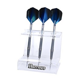 Harrows Acrylic Darts Display Stand - Dart Stand, Pack of 3, Black and White