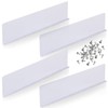 4 Pcs Gutter Valley Splash Guards Downspout Diverter Roof Rain