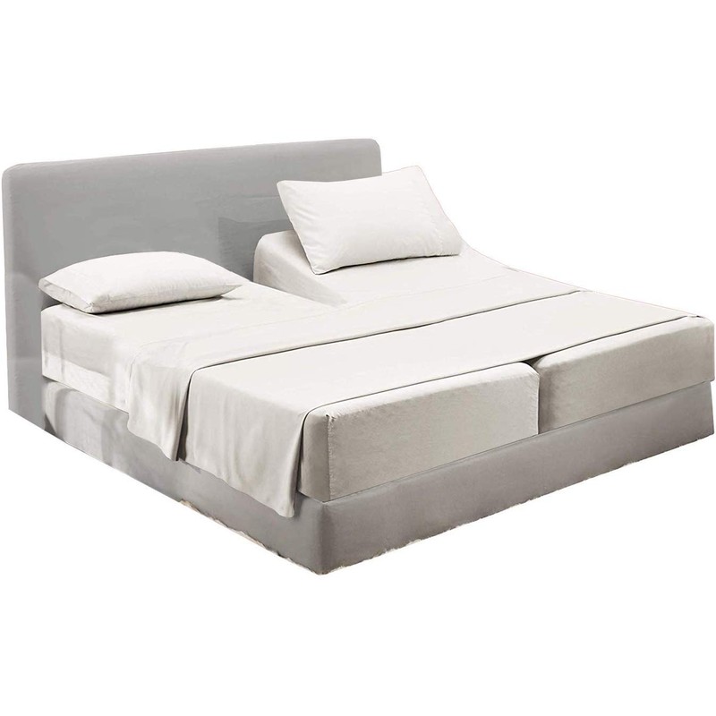 Sleepwell Split King Bed Sheet Set (5 Piece) 400 Thread