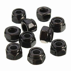 Alamor Cs1 10pcs Steel Self-Locking Hex Nut Nylon Insert Nut M2/M 2.5/M3/M4/M5/M6/M8 - M8
