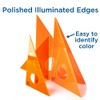 ALVIN Fluorescent Professional Acrylic Triangle 45/90 Degree Model 131F-10 Multipurpose