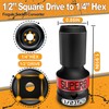 Skrweax Impact Wrench Adapter 2 Pieces 1/2" to 1/4" Socket