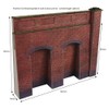 Metcalfe Models PO244 OO/HO Scale Retaining Walls Red Brick Style