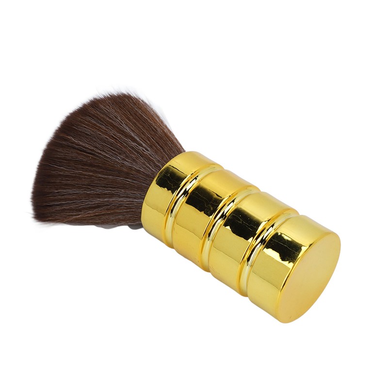 Barber Neck Duster Brush Soft Gentle Electroplating Process Professional Neck