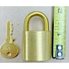 WILSON BOHANNAN Pad Lock, Model 001, Solid Brass, NEW with